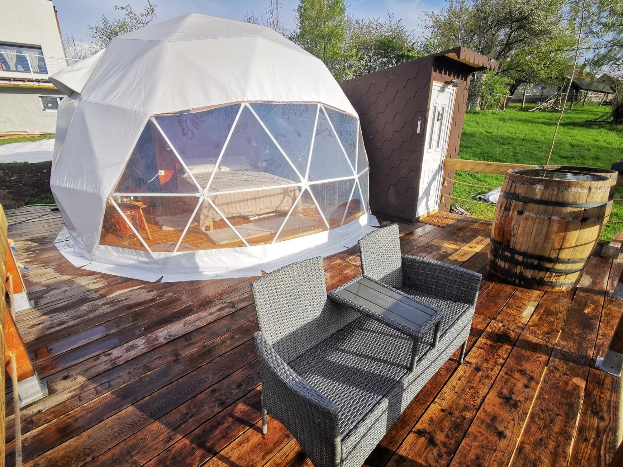 Glamping Zazen Hotell Drumu Carului Exteriör bild